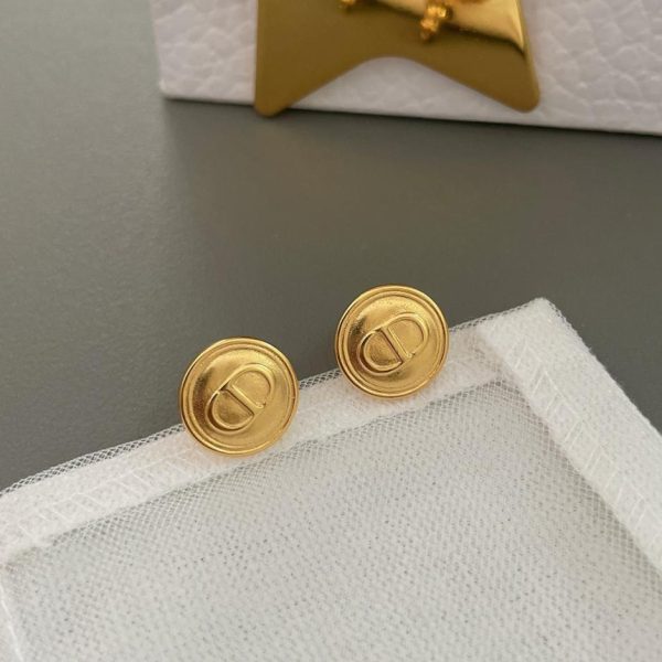 Boucles d'oreilles petites rondes de la marque Dior