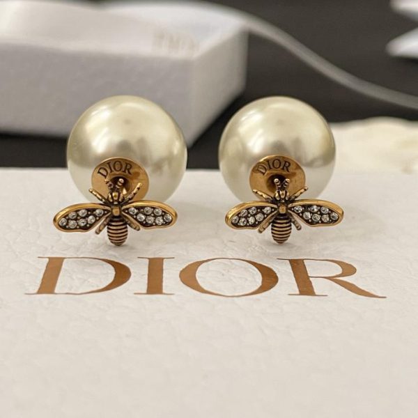Boucles d'oreilles abeille Dior
