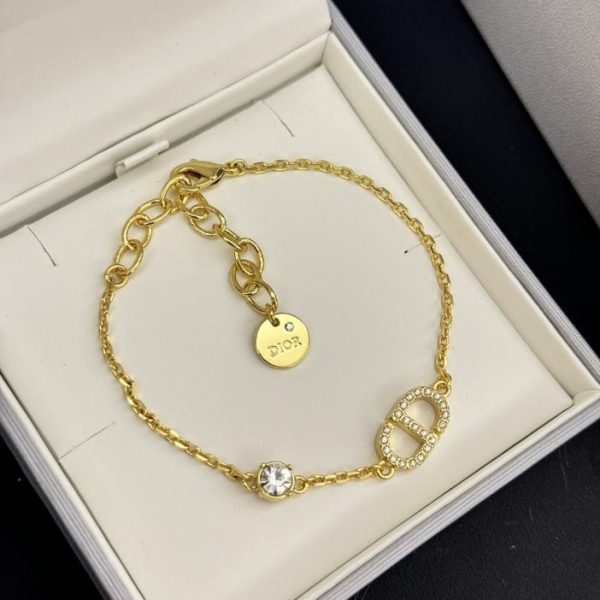 Grand bracelet diamant solitaire Dior