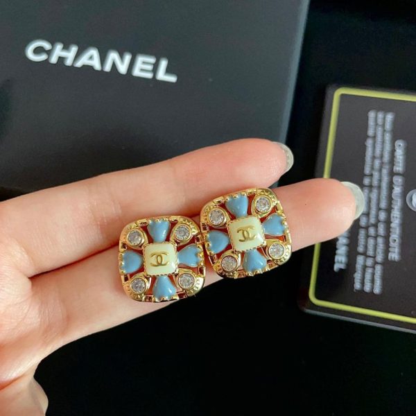 Boucles d'oreilles Chanel double C