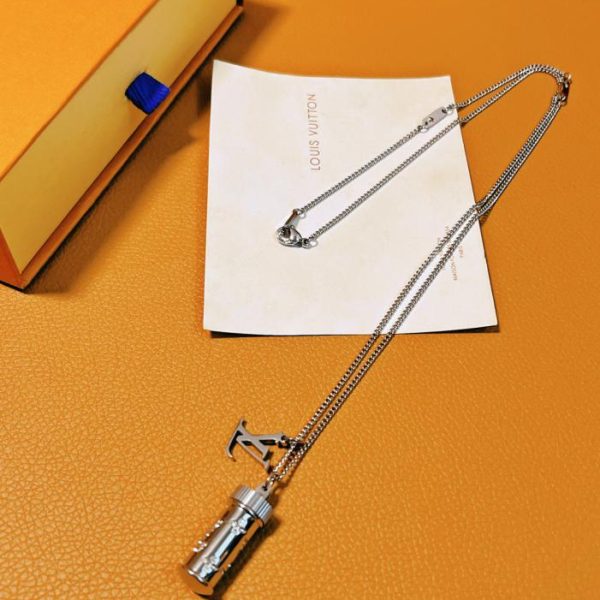 LOUIS VUITTON collier flacon de parfum diamant