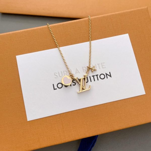LOUIS VUITTON Collier bracelet d'amour rose chinois pour la Saint-Valentin