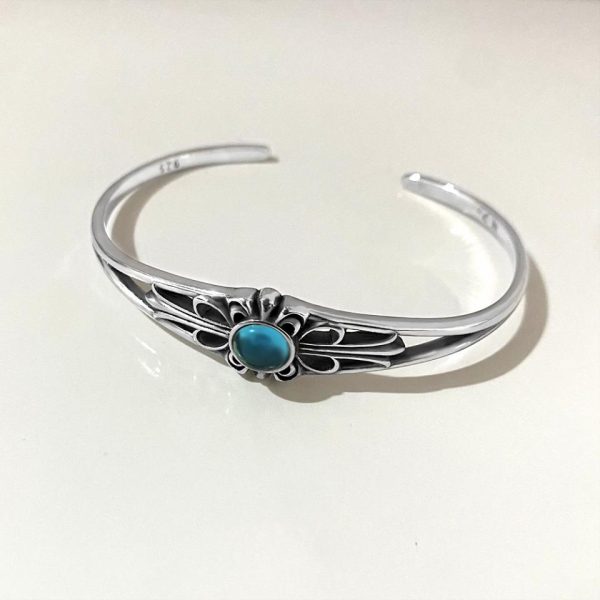 Bracelet ouvert avec croix Chrome Hearts
