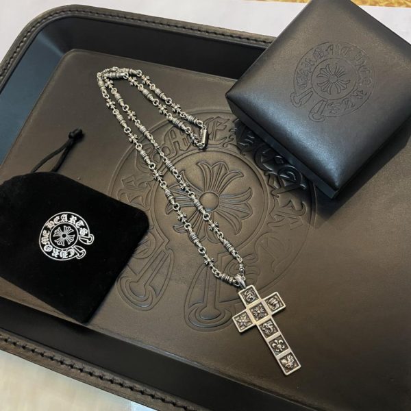Collier bouton vintage Chrome Hearts