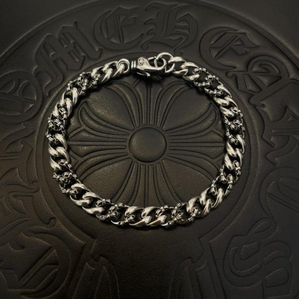 Bracelet Cubain Vintage Chrome Hearts