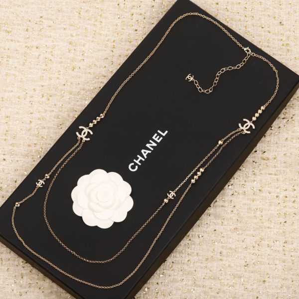 Chaîne de pull Chanel Love Double C