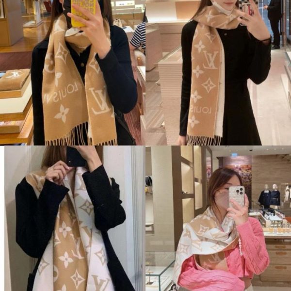 Louis Vuitton【Écharpe logo L】