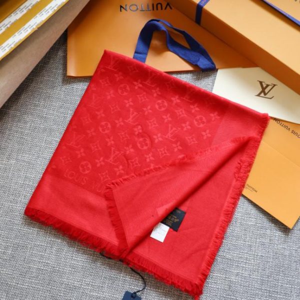 Foulard carré en cachemire Louis Vuitton