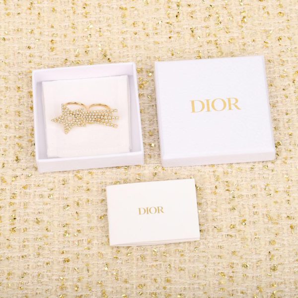 Bague pentagramme Dior