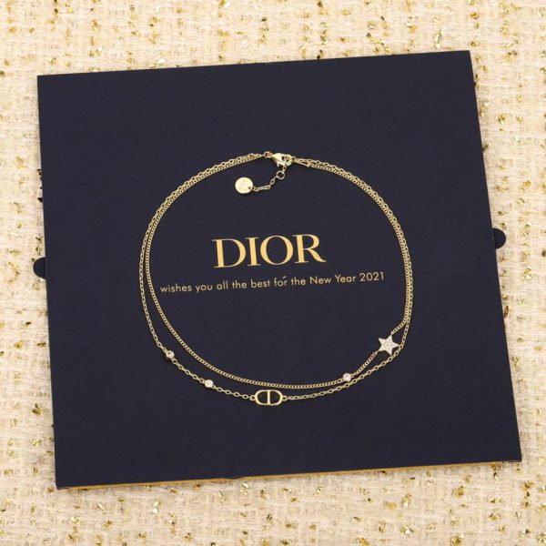 Collier Dior étoile cristal