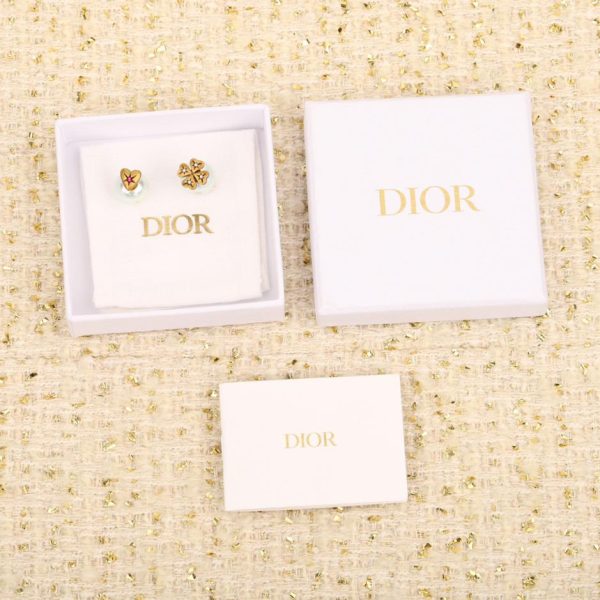Boucles d'oreilles Dior grosses perles