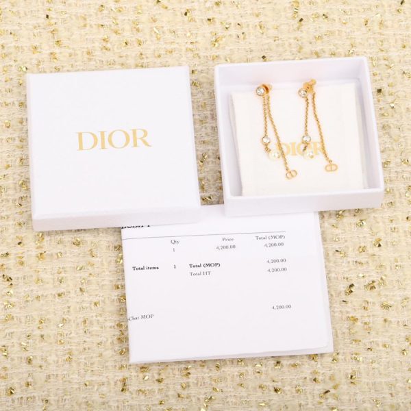 Boucles d'oreilles pampilles Dior