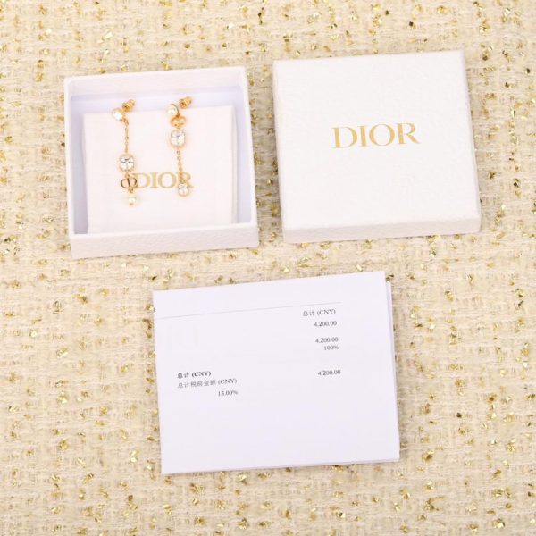 Boucles d'oreilles pampilles Dior