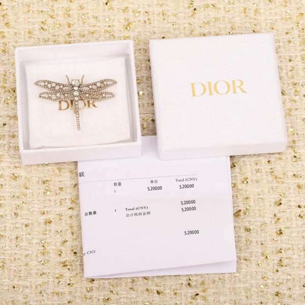 Broche libellule Dior