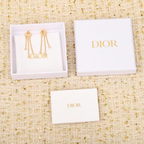 Dior nouvelles boucles d'oreilles à pampilles