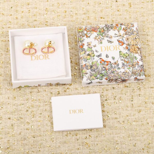 Boucles d'oreilles diamant dégradé CD Dior Pearl