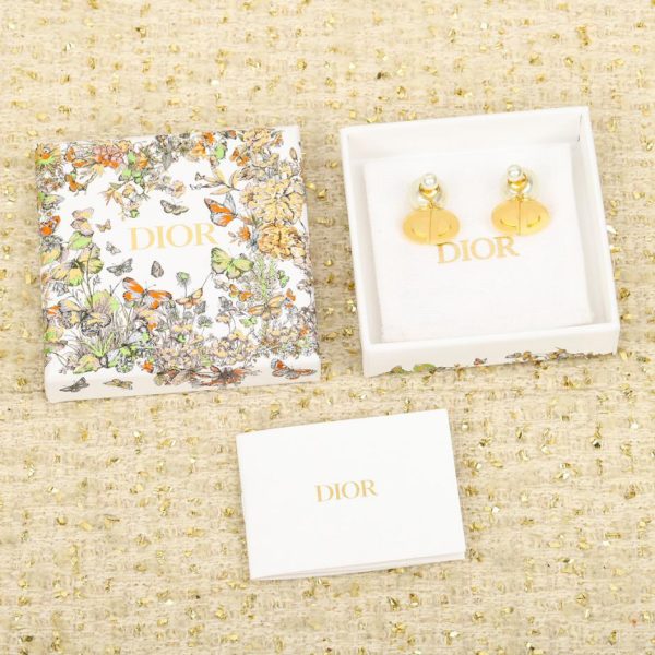 Boucles d'oreilles perles Dior