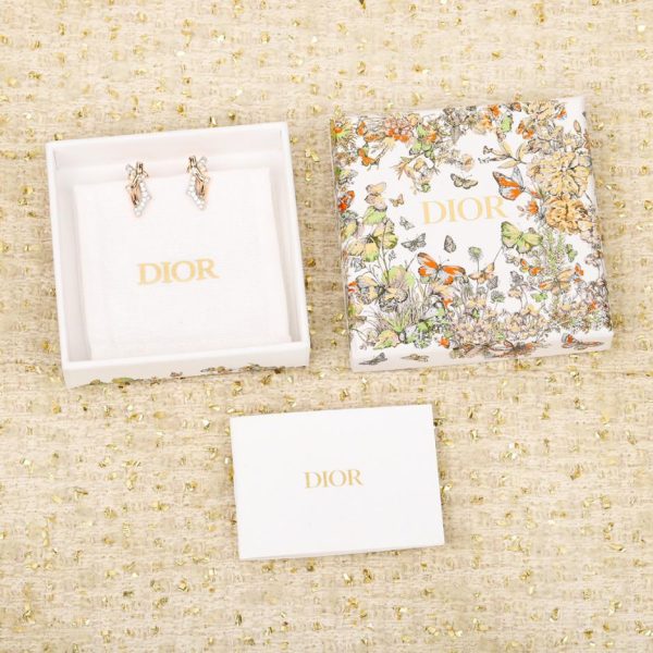 Boucles d'oreilles diamètre fleur Dior