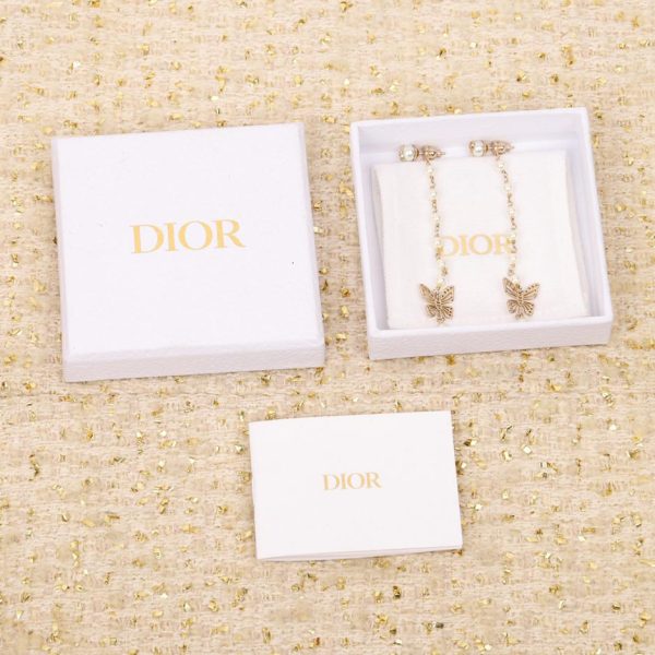 Dior nouvelles boucles d'oreilles papillon