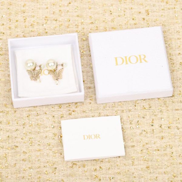 Boucles d'oreilles papillon Dior
