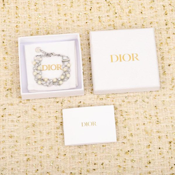 Bracelet diamant double couche Dior