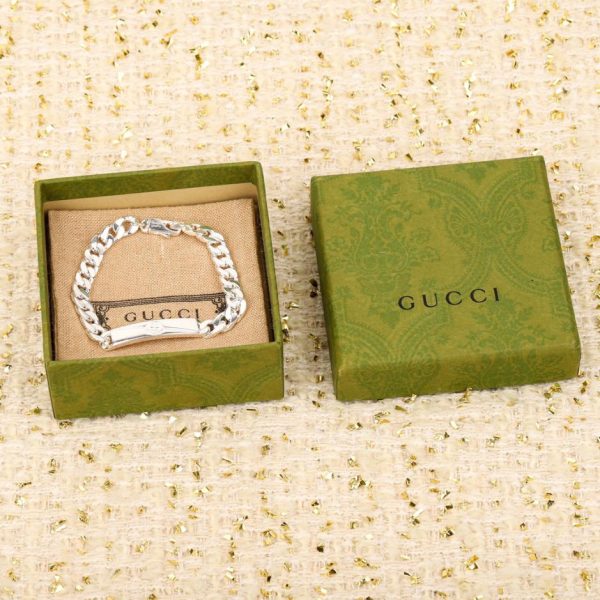 Bracelet Gucci Double G en argent sterling