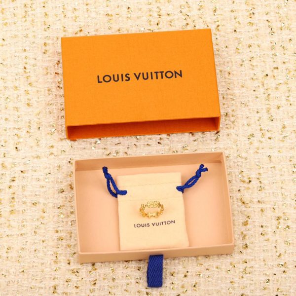 Bague LV à logo petite fleur