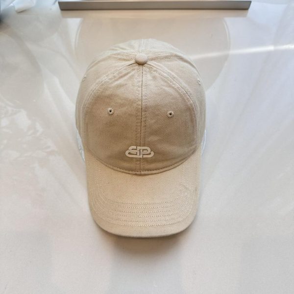 Balenciaga nouvelle casquette de baseball en coton lavé personnalisé