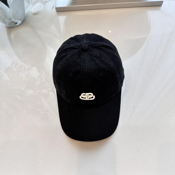 Balenciaga nouvelle casquette de baseball en coton lavé personnalisé