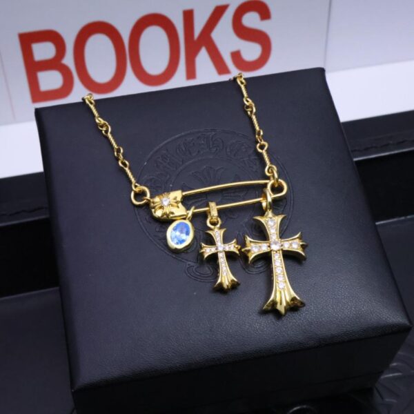 Chrome Hearts ️Collier en or 22 carats (0B9B)