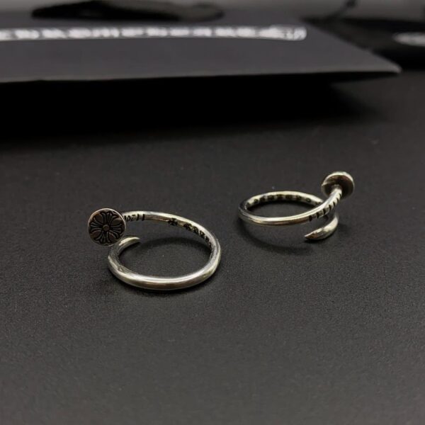 Bague coeur corbeau (F88D)