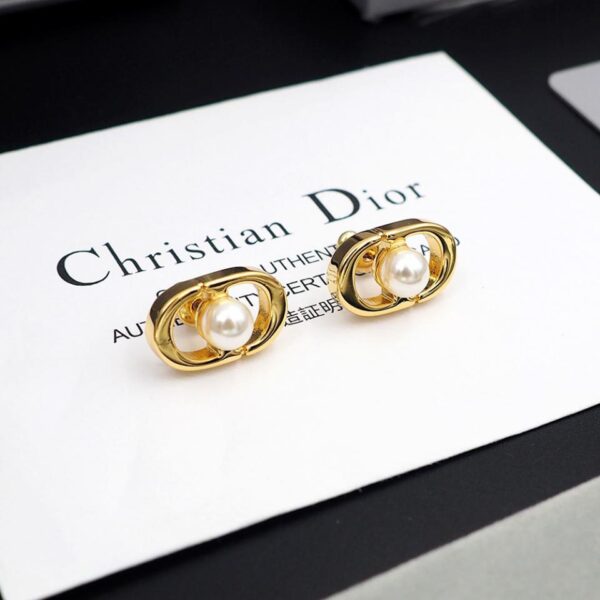 Dior CD version mini des boucles d'oreilles Petit CD Jolie (7D4D)