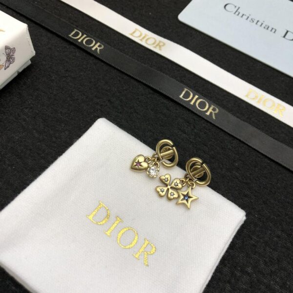 Boucles d'oreilles Dior compteur conforme (71DE)