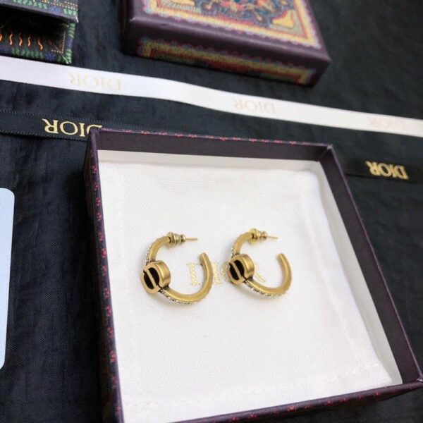 Boucles d'oreilles à tige CD Dior New Pearl (E73E)