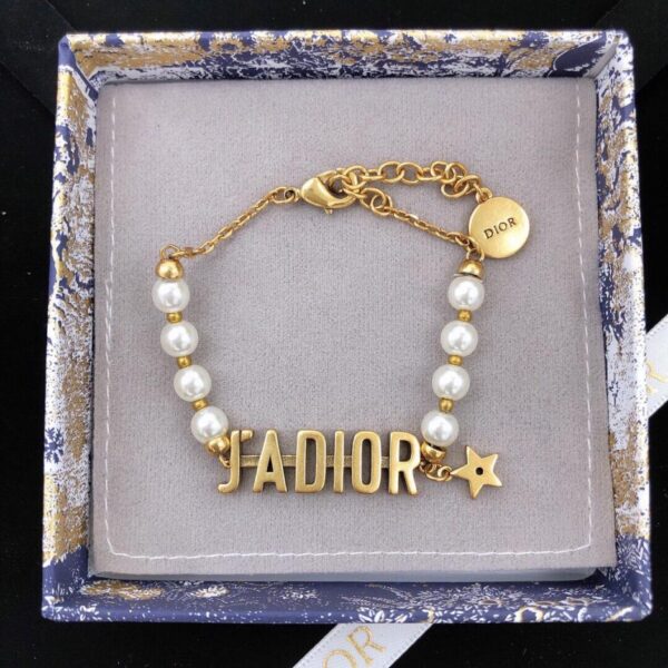 Bracelet lettre JADIOR étoile à cinq branches Dior (5785)