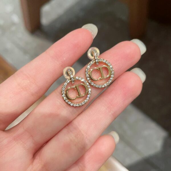 Boucles d'oreilles Dior d'occasion compteur conforme (BD7F)