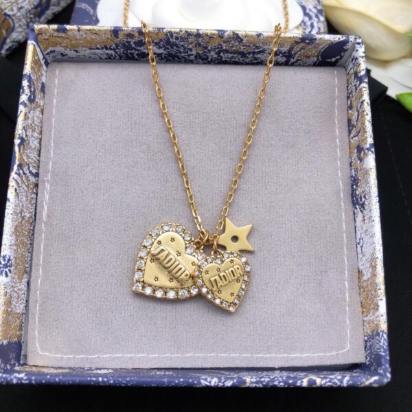 Collier Dior collier serti coeur (EF3A)