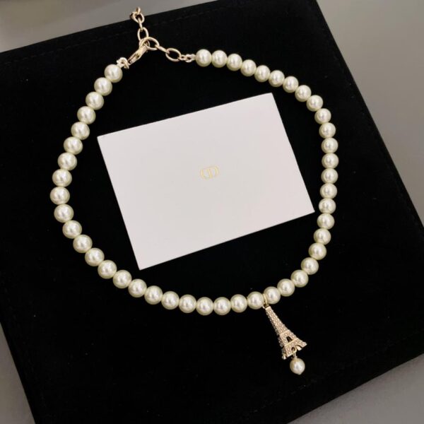 Collier de perles Tour Eiffel Dior (FA1D)