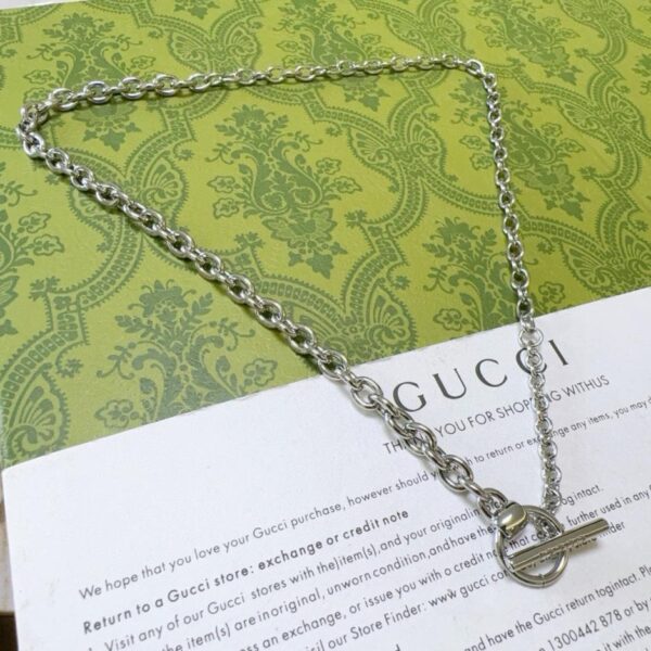 Gucci dernier collier série Anger Forest double G modèle classique 4063)