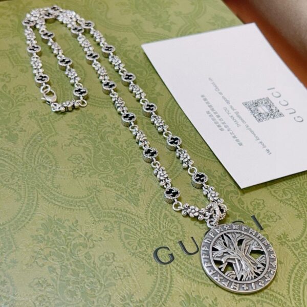 Gucci dernier collier série Anger Forest double G modèle classique (05EC)