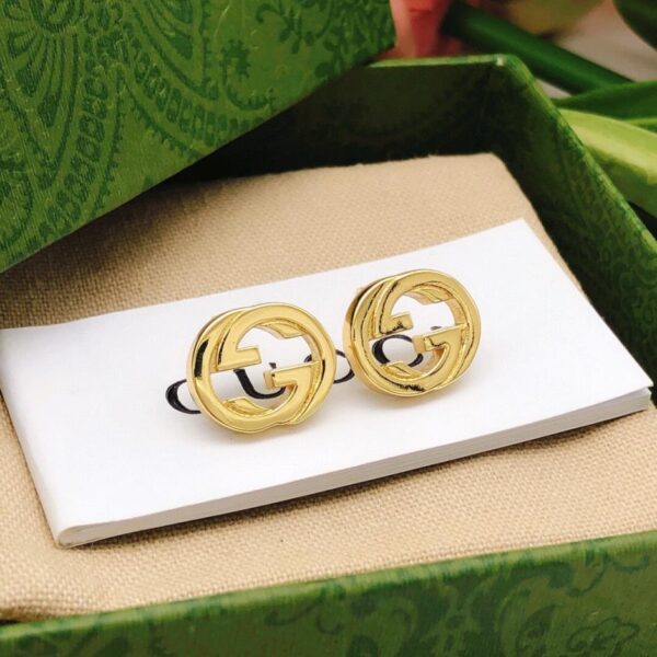Gucci mini boucles d'oreilles brillantes (44DA)