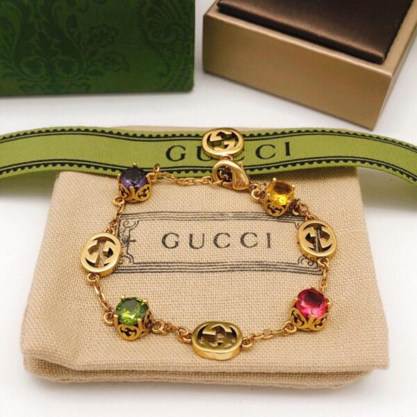 Bracelet diamant de couleur Gucci (E62F)