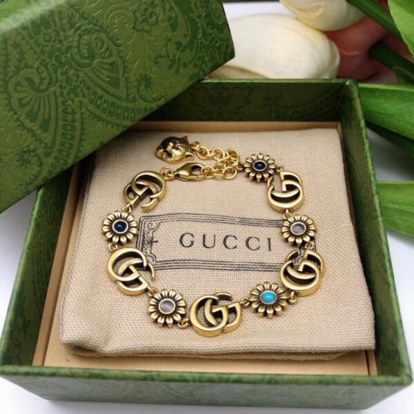 Gucci nouveau bracelet en forme de fleur (0921)