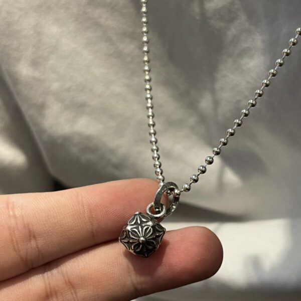 Collier de dés à six croix carrées Chrome Hearts