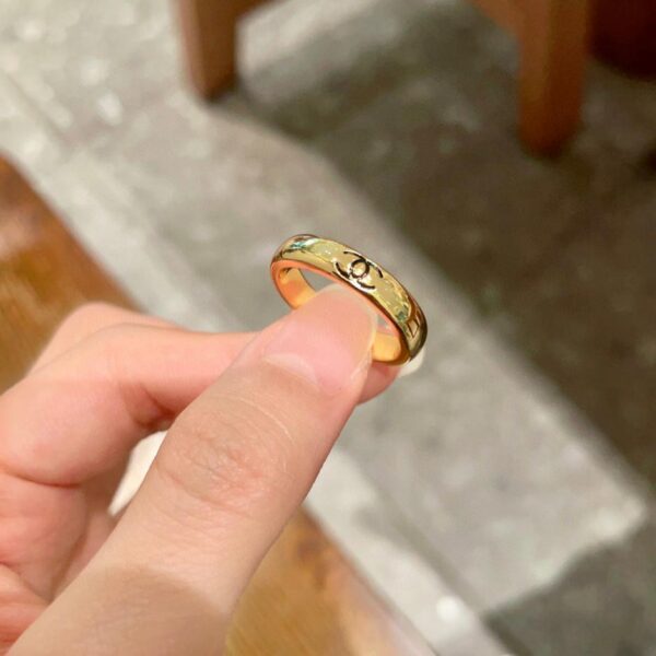 Bague de style Chanel série mode brillante (1B2F)