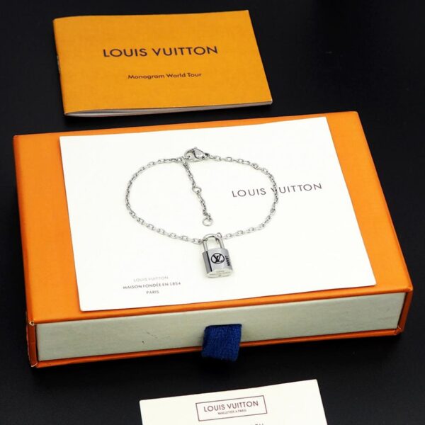 Bracelet Lockit en argent en édition limitée Louis Vuitton Charity Lock (BAFF)