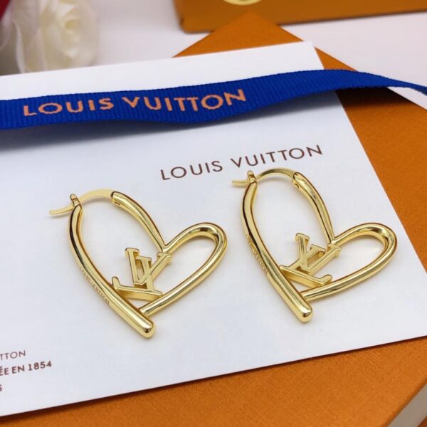 Louuis Vuitton dernières boucles d'oreilles love stud brillant (50D8)