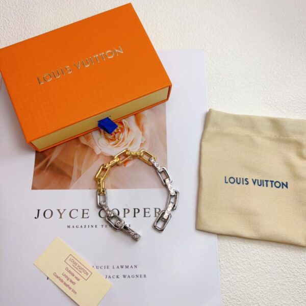 Bracelet double trempé en bambou Louuis Vuitton (93C5)