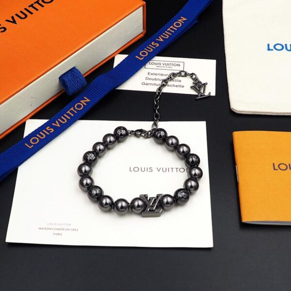 Bracelet de perles monogramme Louis Vuitton (01EA)