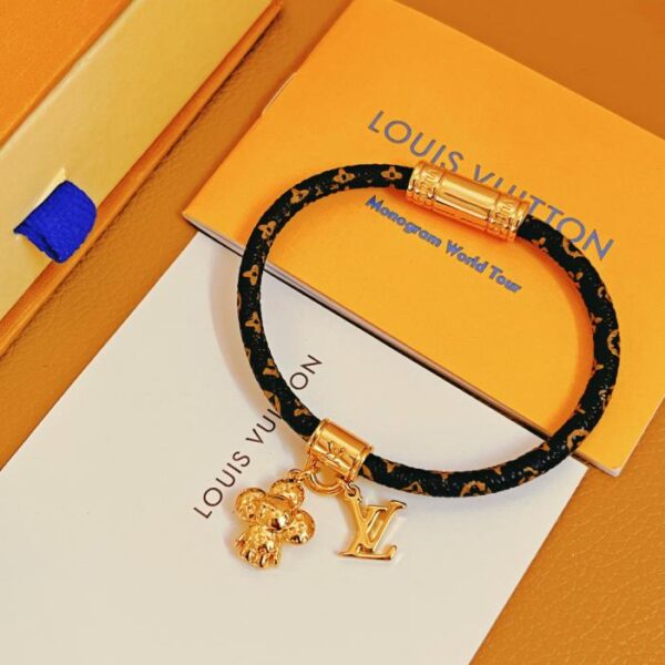 Bracelet en cuir Louis Vuitton lcon Vivienne Vivibo Giva (C8EA)
